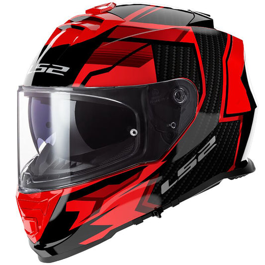 Riderwear | LS2 FF800 Storm-II Helmet - Tracker Red