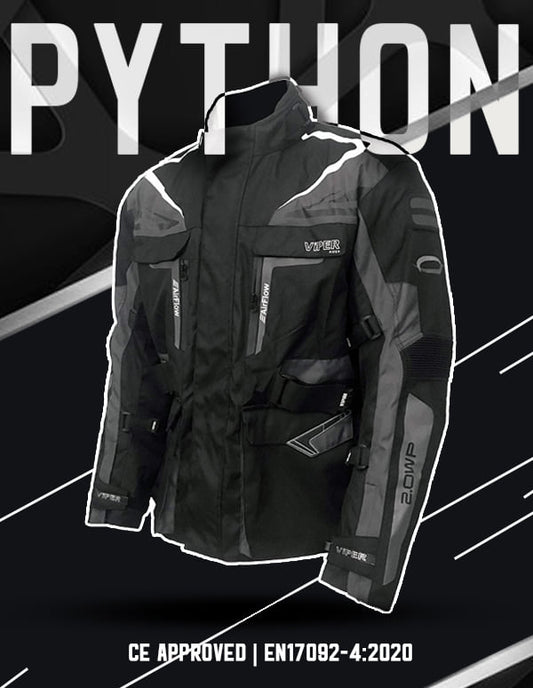 Viper Python CE Jacket Black Grey
