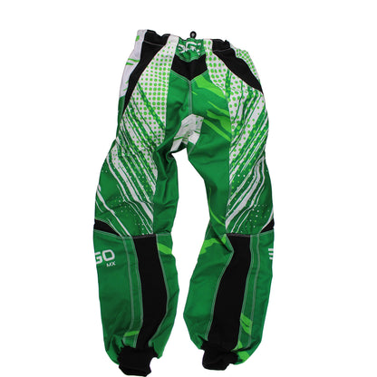 3GO Kids MX Motocross Junior Race Pants Trouser - GREEN