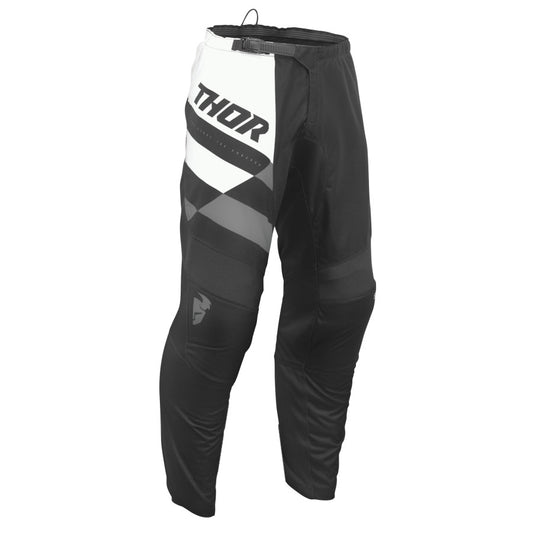 Thor Sector Checker Adult Motocross Trouser - Black/Grey