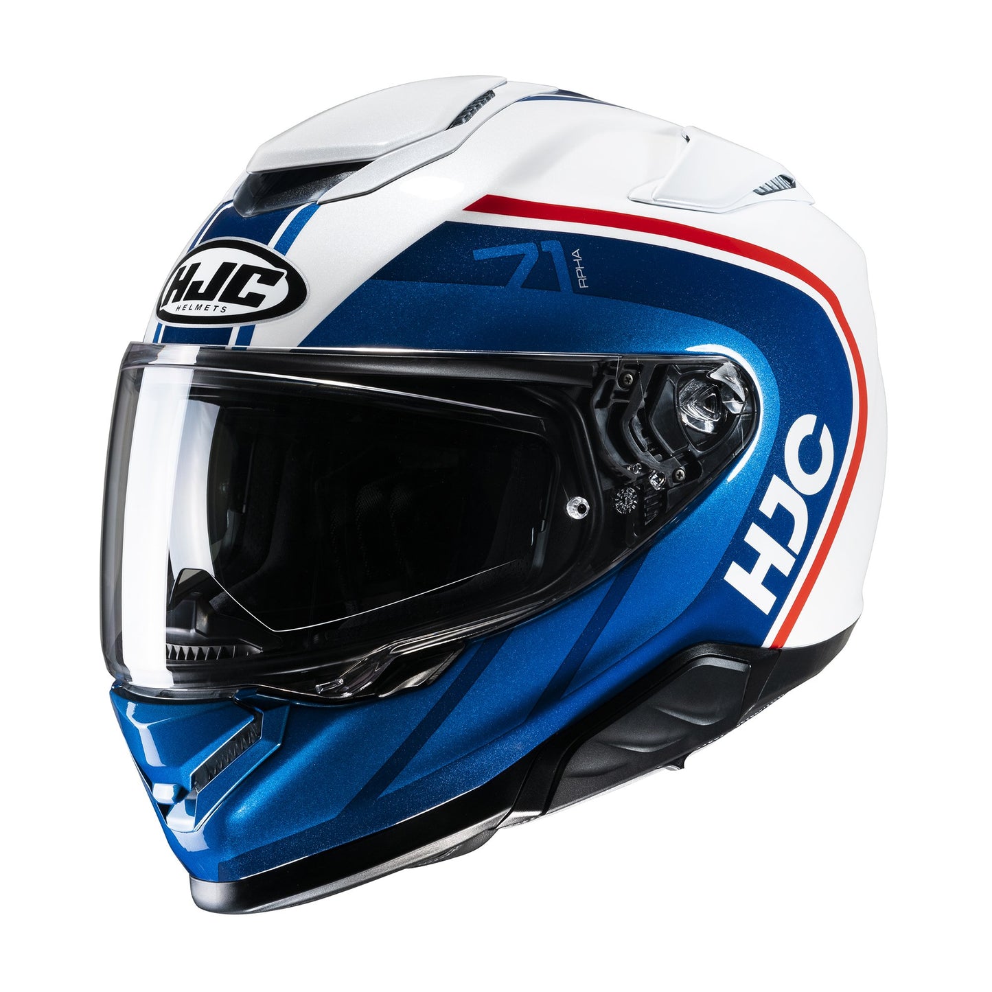 HJC RPHA 71 MAPOS MC21 FULL FACE HELMET - WHITE RED BLUE