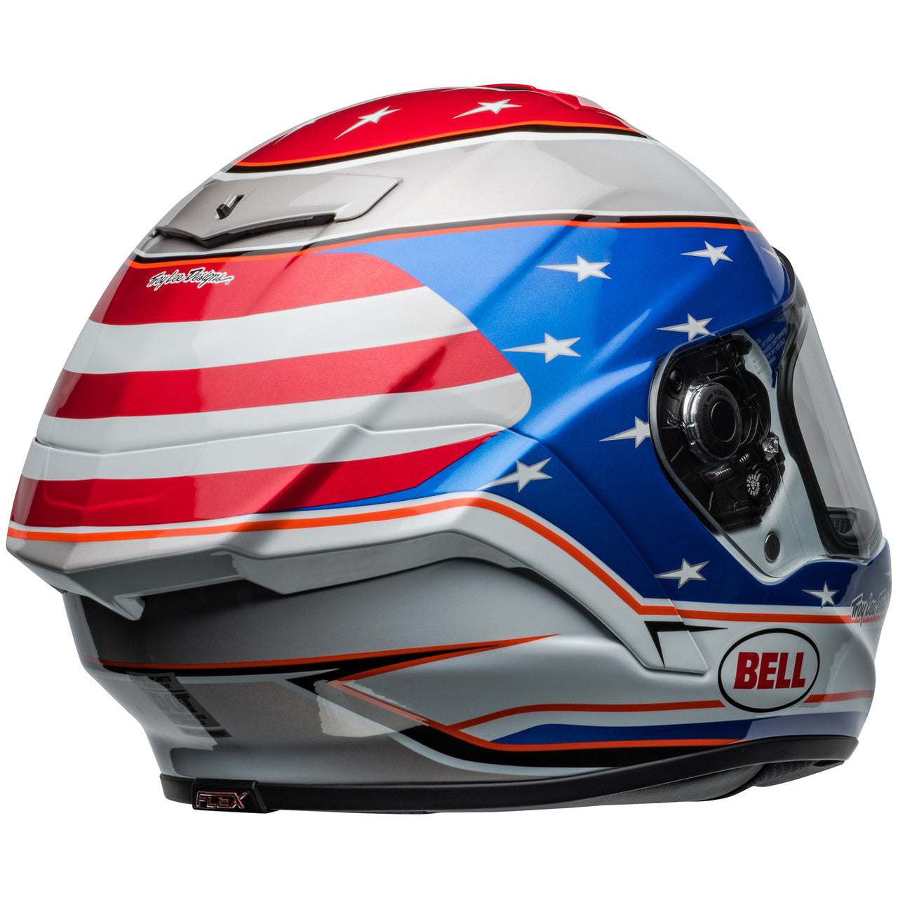 Bell Street 2024 Race Star Flex DLX Adult Helmet (Beaubier 24 White/Blue)