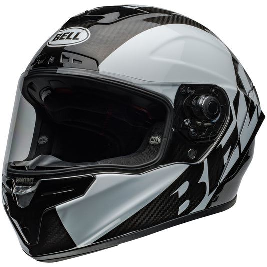 Bell Street 2024 Race Star Flex DLX Adult Helmet (Offset Black/White)