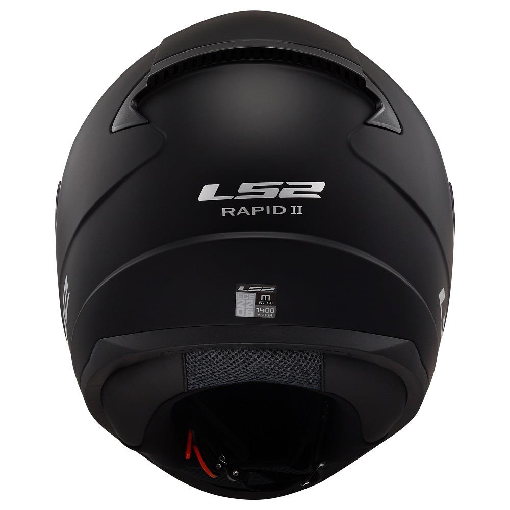 LS2 FF353 RAPID-II FULL FACE HELMET, MATT BLACK
