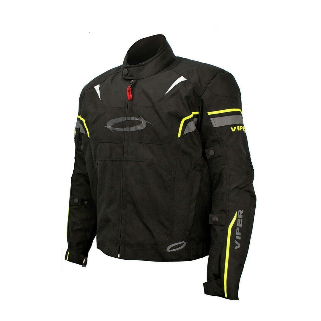 ViPER Reflex CE Jacket Black / Hi viz Yellow – Riderwear