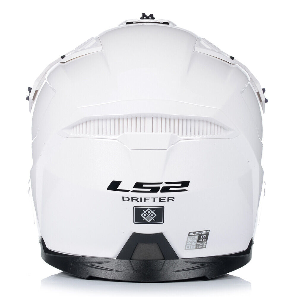 Riderwear | LS2 OF606 DRIFTER Convertible Helmet - White