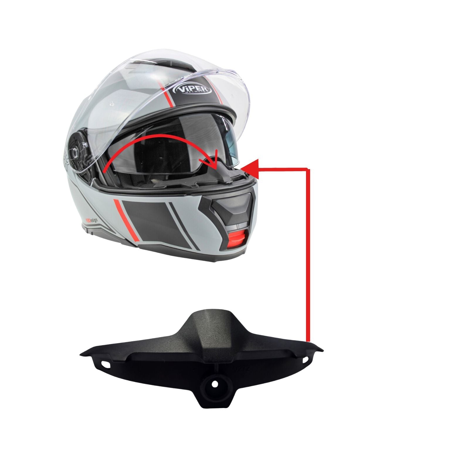 breath guard for motorcycle helmet Breath Guard for Viper Helmet RSV191 – Riderwear