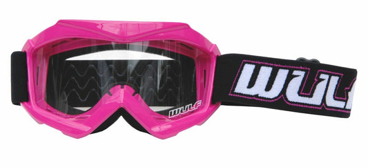 Wulfsport Kids Motocross Goggles - Pink