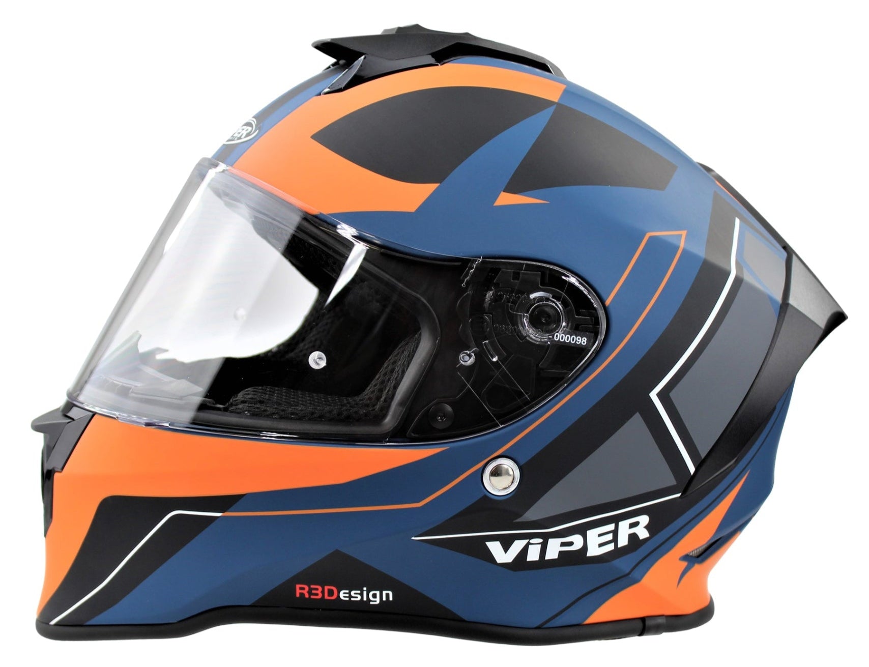 cyclone motorcycle helmet Viper RS55 Full Face Helmet Cyclone Orange – Riderwear