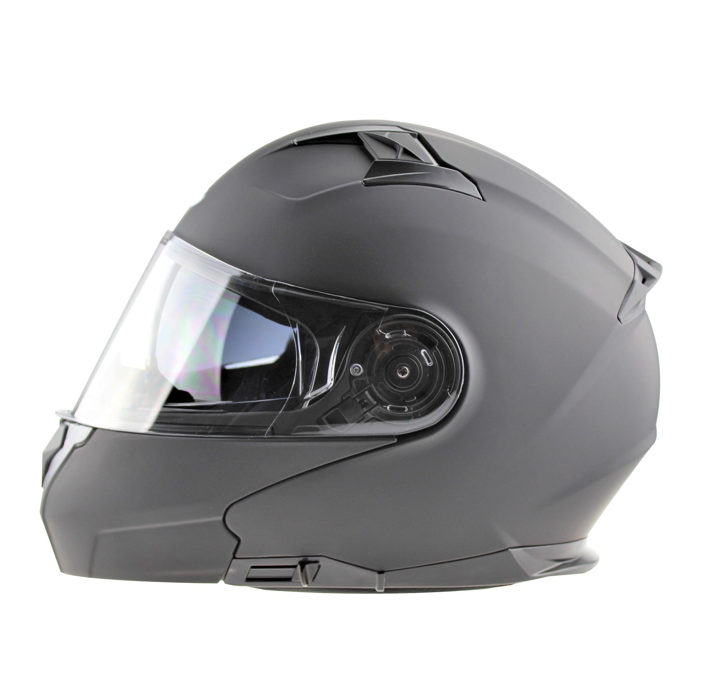 VIPER RSV345 FLIP UP MOTORBIKE HELMET - MATT BLACK