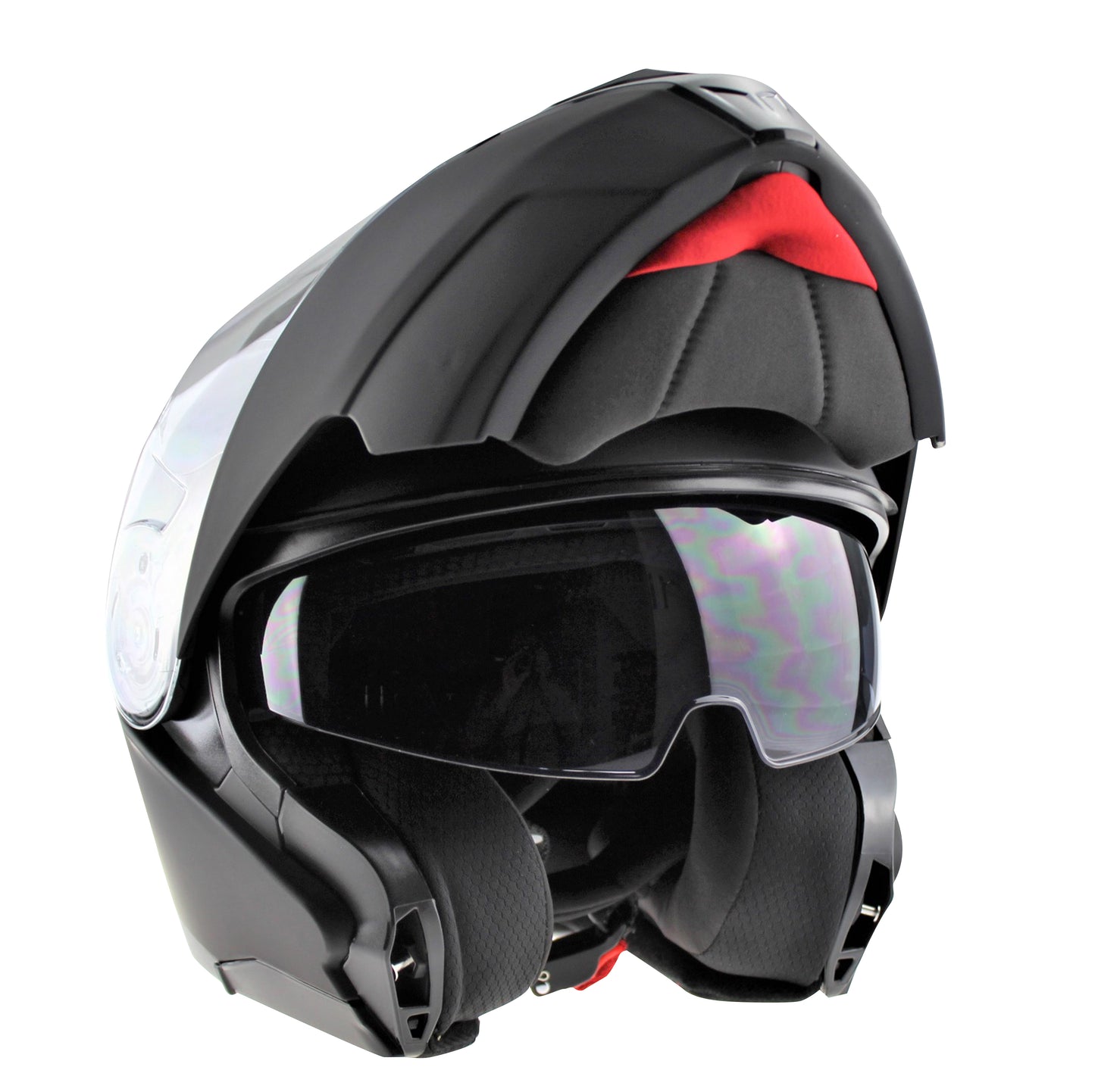 VIPER RSV345 FLIP UP MOTORBIKE HELMET - MATT BLACK