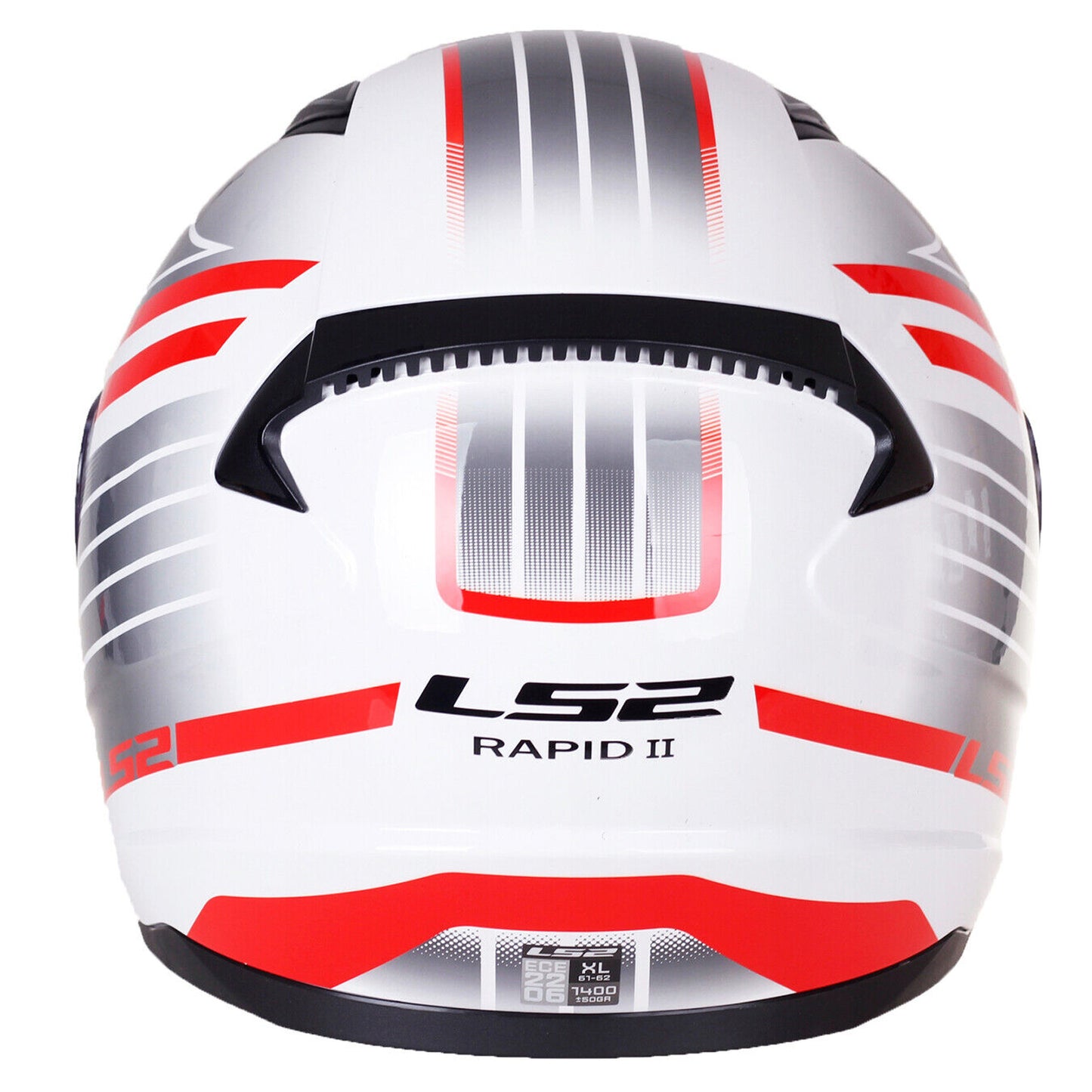 LS2 FF353 RAPID-II CIRCUIT FULL FACE HELMET, WHITE RED