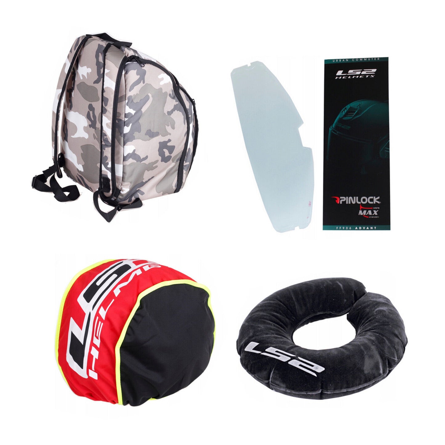 LS2 FF906 ADVANT CODEX FLIP-UP HELMET- WHITE BLACK