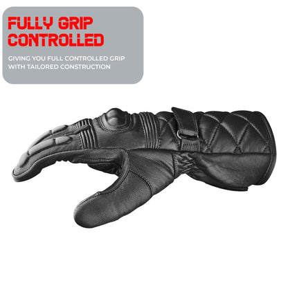 Viper Retro Gauntlet CE/UKCA Glove VPR004 Black