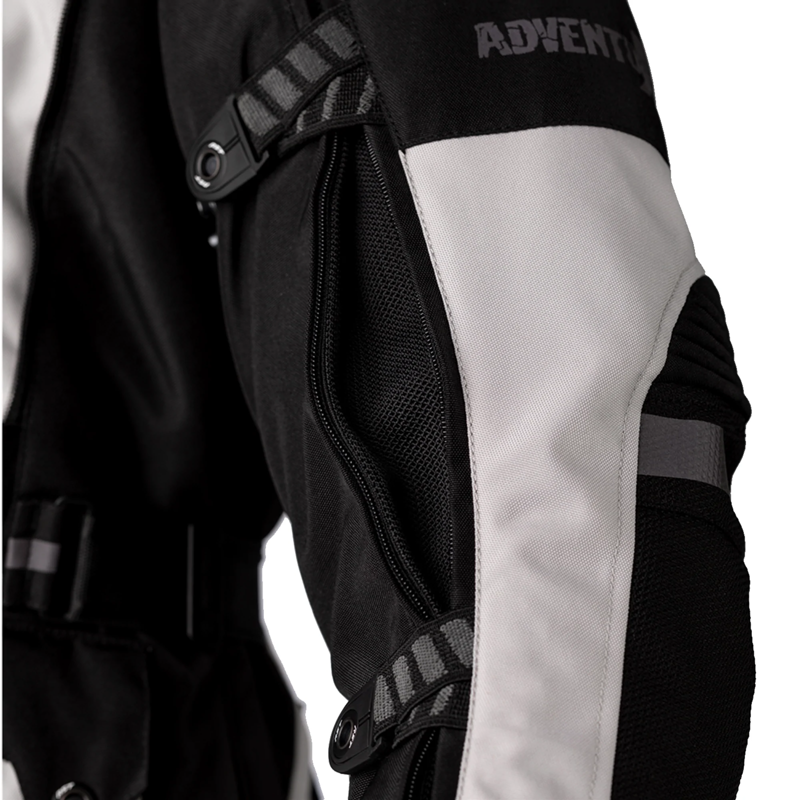 PRO SERIES ADVENTURE-X CE MENS TEXTILE JACKET - SILVER BLACK
