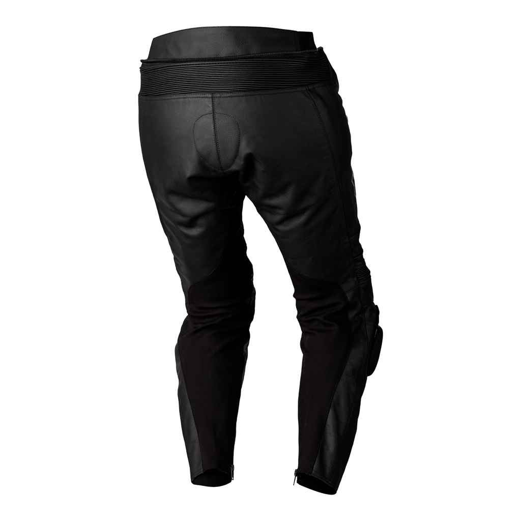 S1 CE MENS SL LEATHER JEANS - BLACK