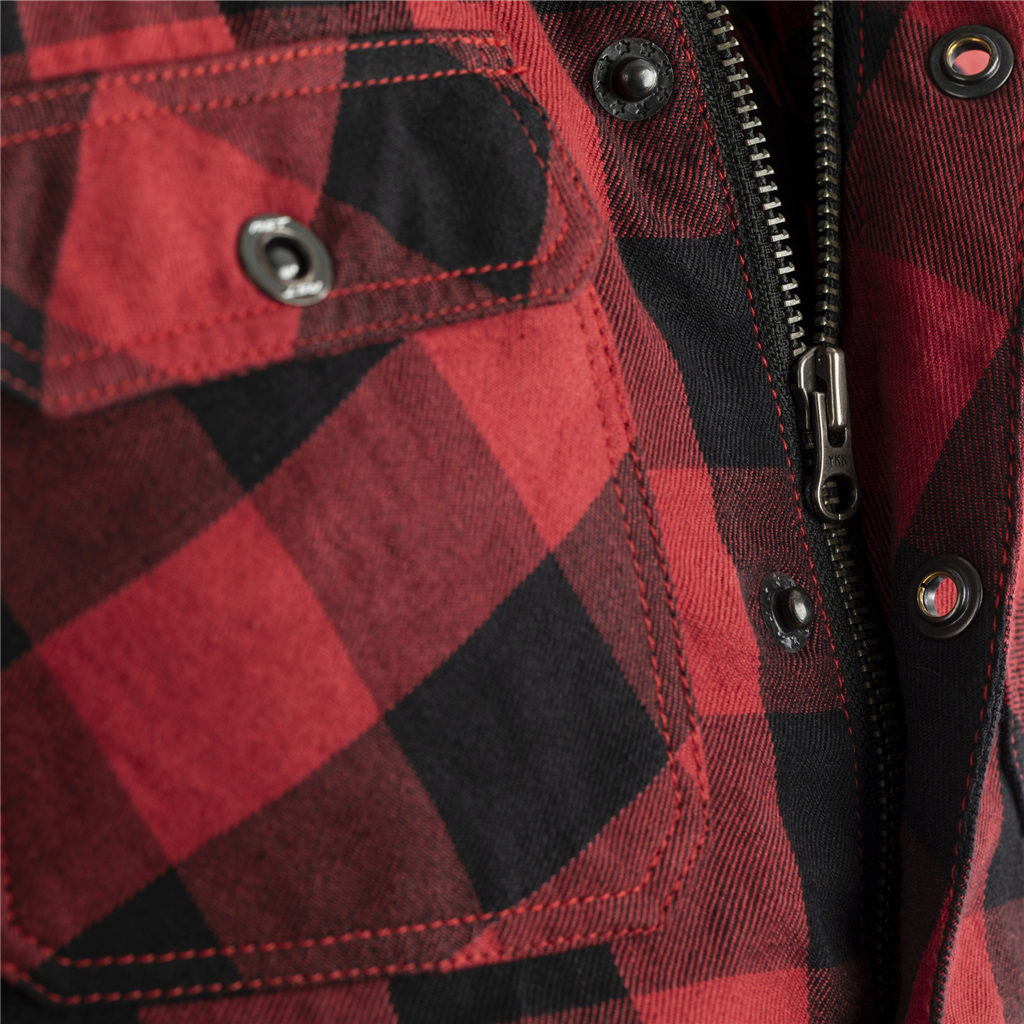 RST X KEVLAR LUMBERJACK CE MENS TEXTILE SHIRT - RED