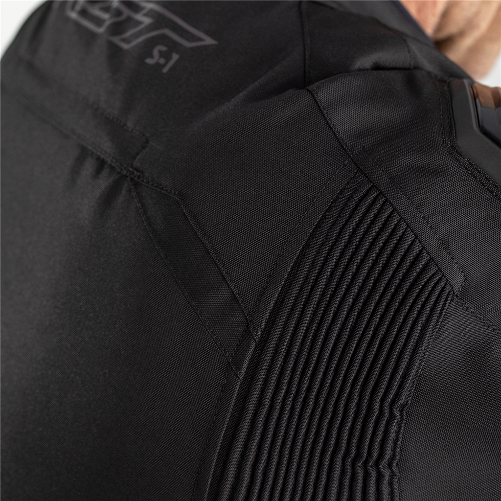 S1 CE MENS TEXTILE JACKET - BLACK
