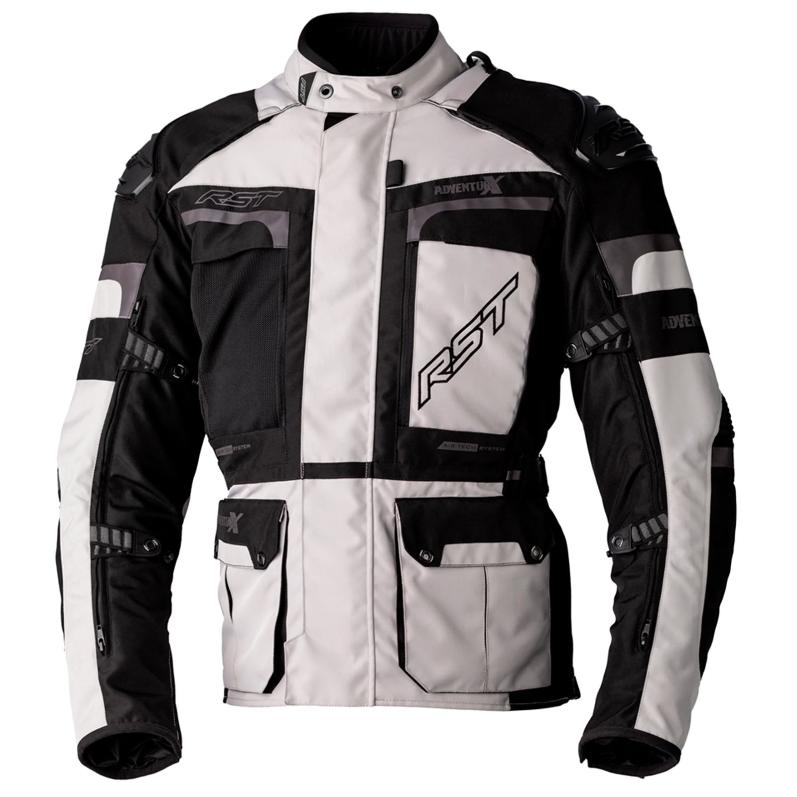 PRO SERIES ADVENTURE-X CE MENS TEXTILE JACKET - SILVER BLACK