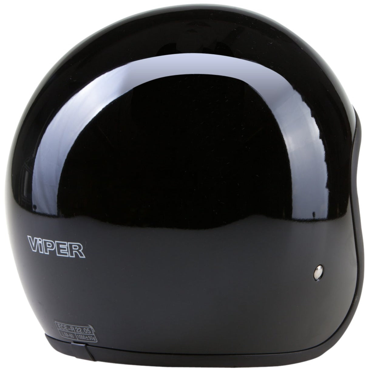 VIPER RSV06 OPEN FACE JET HELMET - GLOSS BLACK