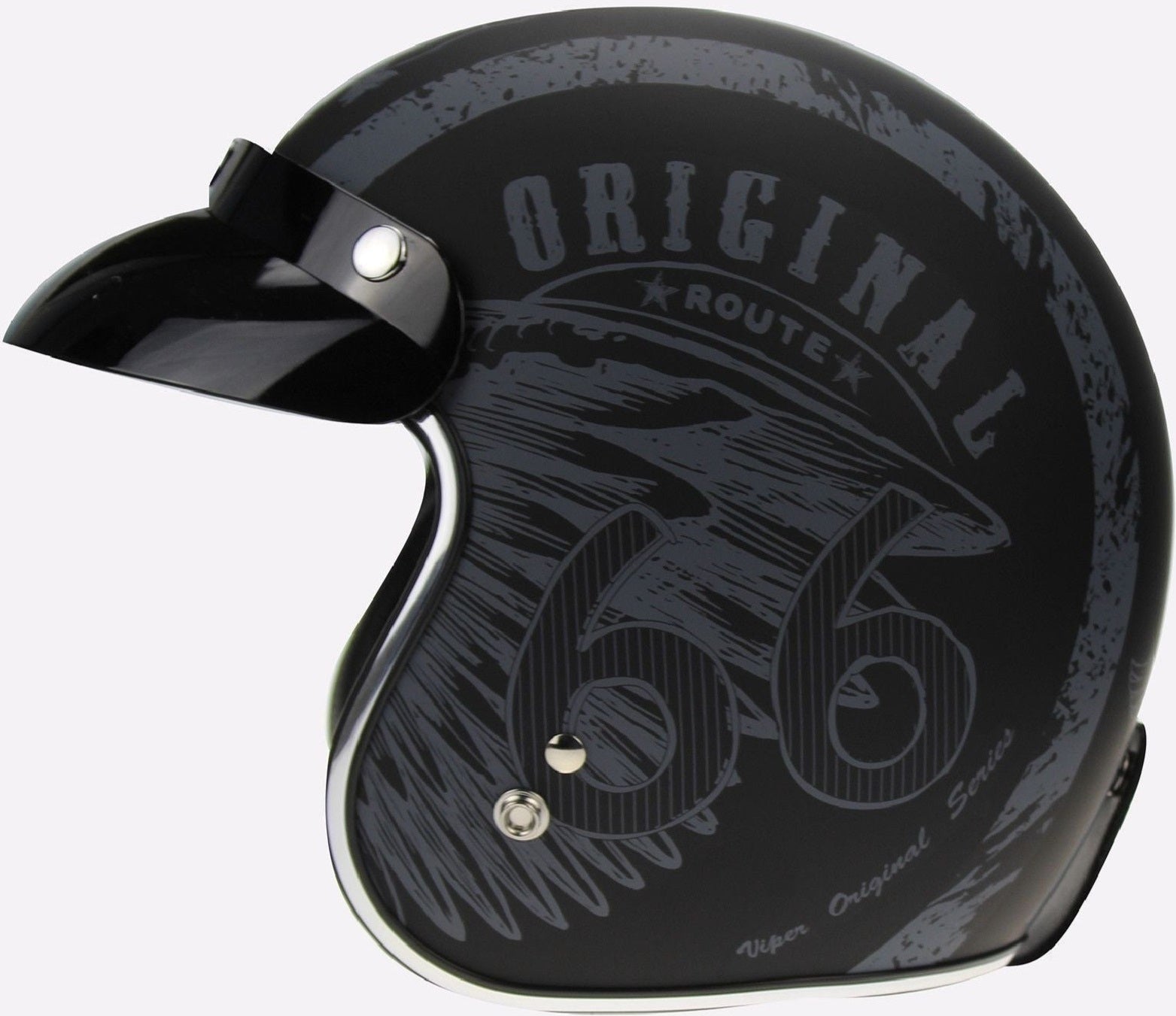 VIPER RS05 OPEN FACE JET HELMET ROUTE 66 Riderwear