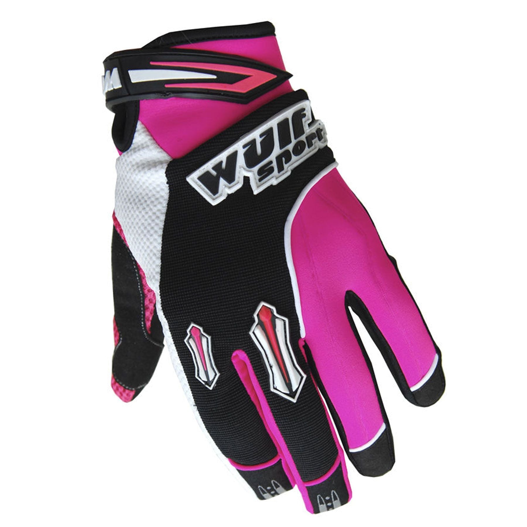 WULFSPORT KIDS STRATOS MOTOCROSS GLOVES - PINK