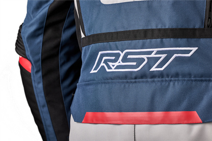 RST PRO SERIES ADVENTURE-X CE Ladies Textile Jacket - Silver Blue Red