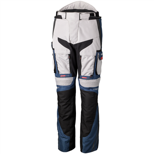 RST PRO SERIES ADVENTURE-X CE Mens Textile Jeans - Silver Blue Red