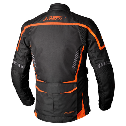 RST MAVERICK EVO CE Mens Textile Jacket - Black Orange