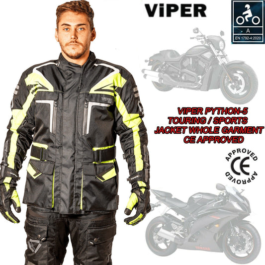 Viper Python CE Jacket Black Fluo