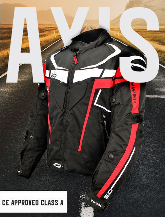 Viper Axis 2.0 Motorcycle Jacket Red