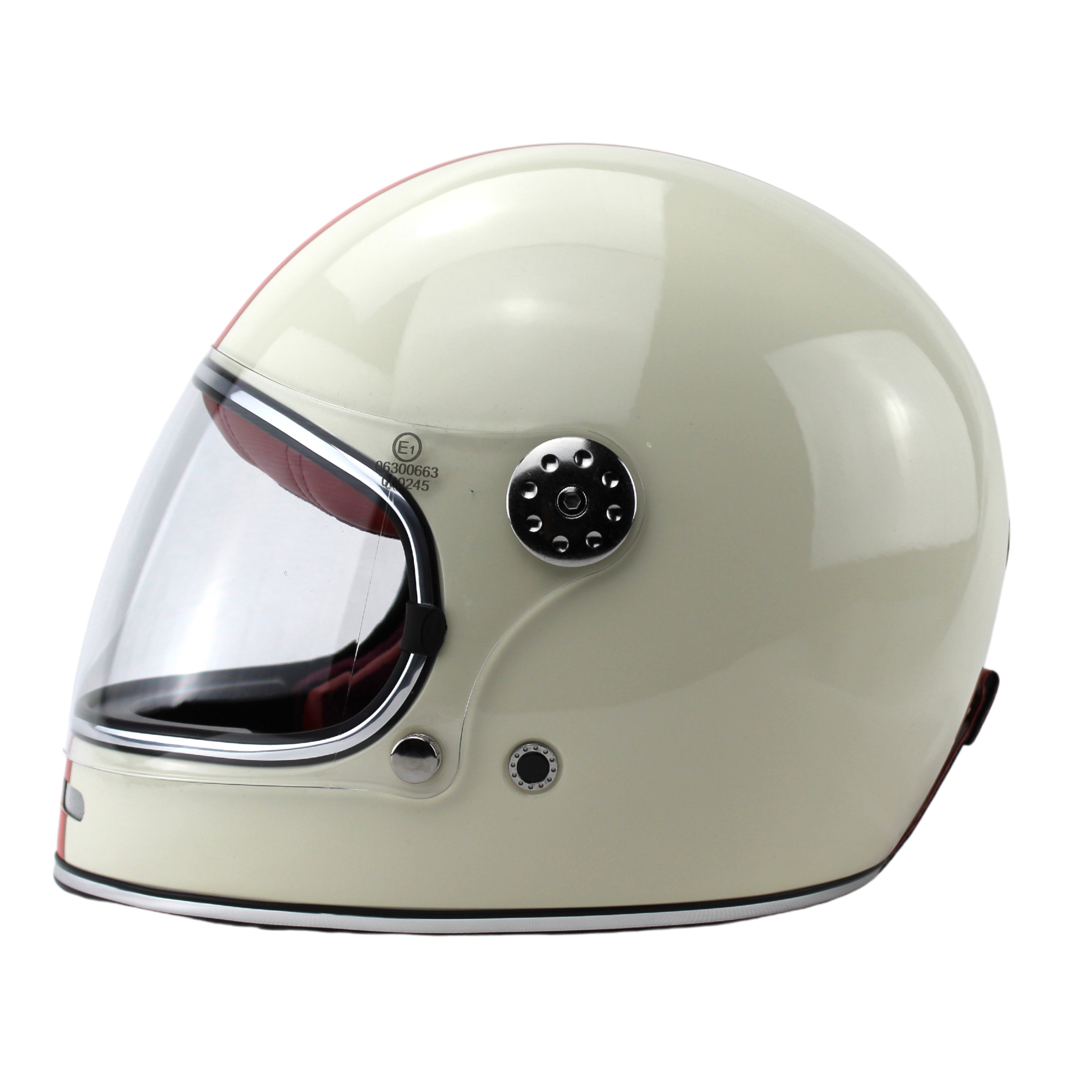 Fiberglass Rider Design VPR.303 F656 Fiberglass Full Face Retro Helmet Italy – Riderwear