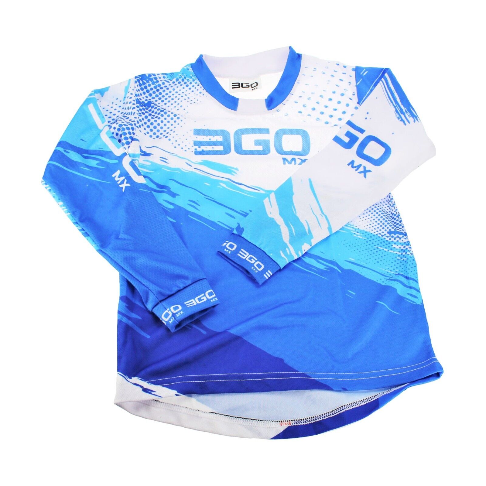 3GO Kids MX Race Jersey Top Blue