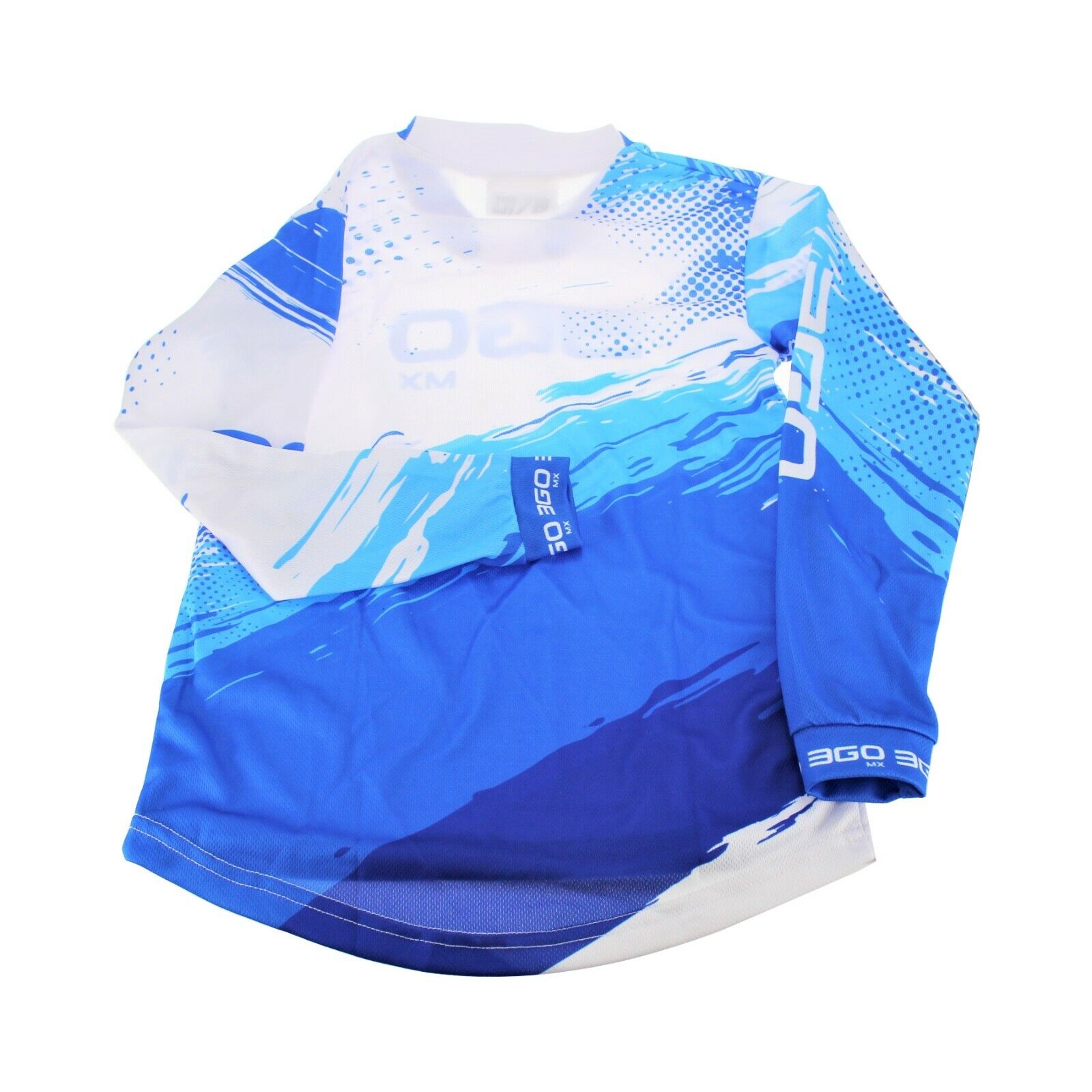 3GO Kids MX Race Jersey Top Blue