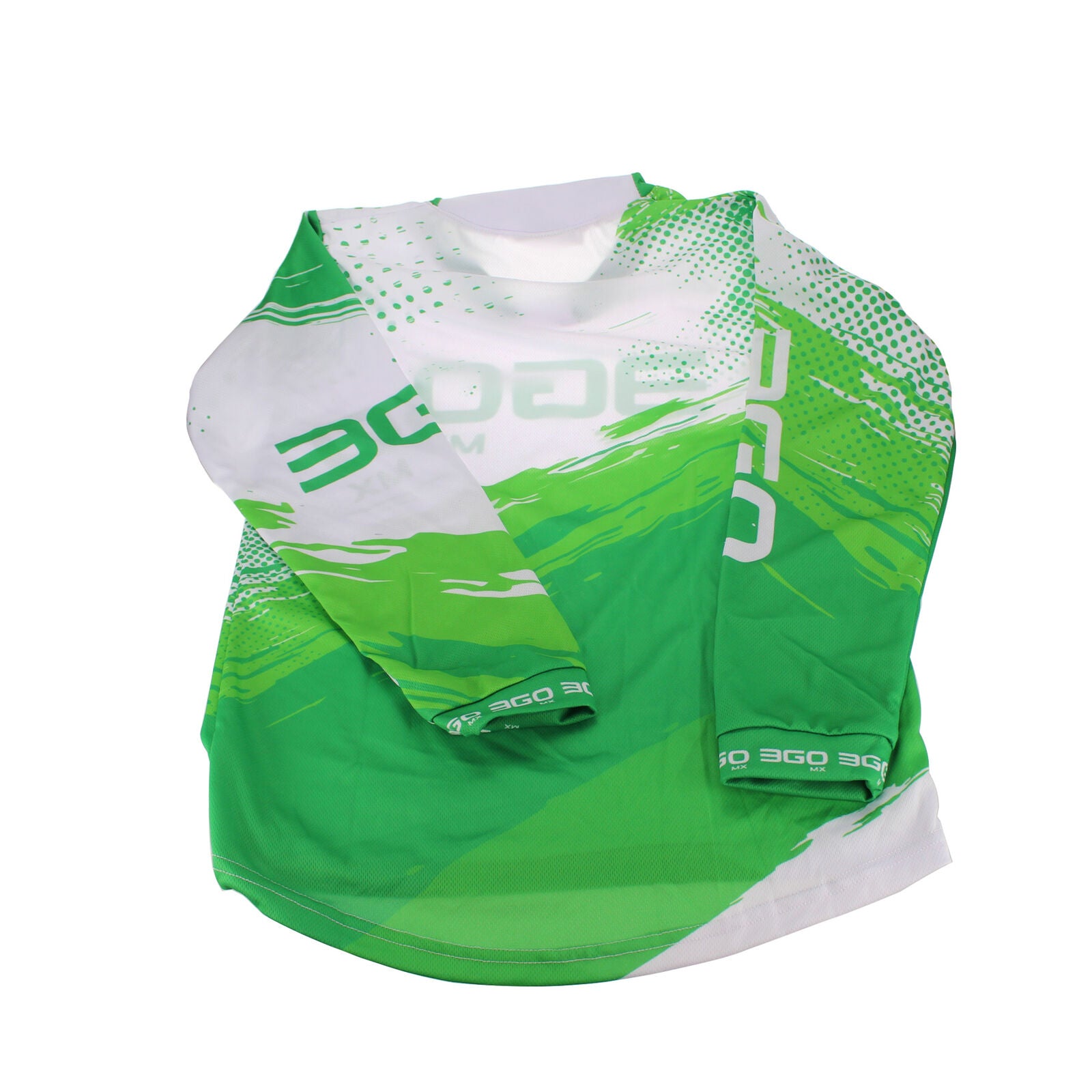 3GO Kids MX Race Jersey Top Green