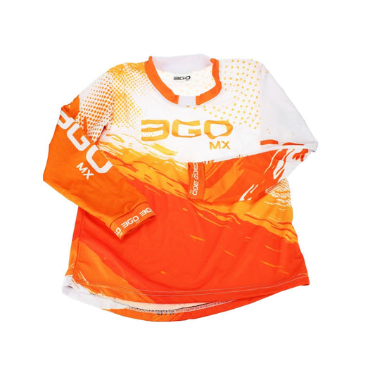 3GO Kids MX Race Jersey Top Orange