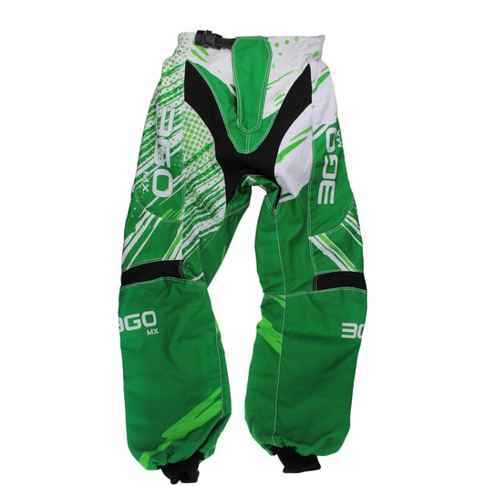 3GO Kids MX Motocross Junior Race Pants Trouser - GREEN
