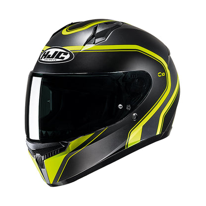 HJC C10 Elie Motorcycle Full Face Helmet - Yellow