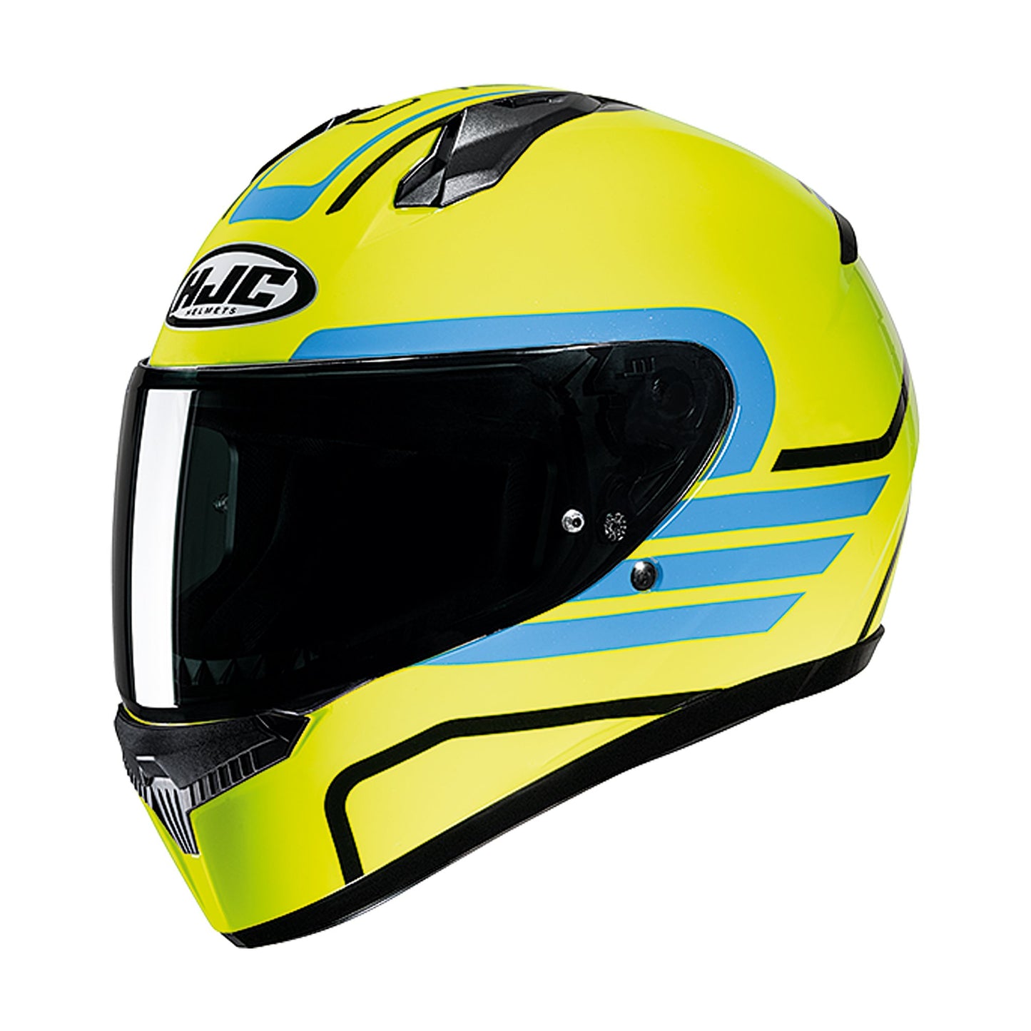 HJC C10 Lito Motorcycle Full Face Helmet - Yellow
