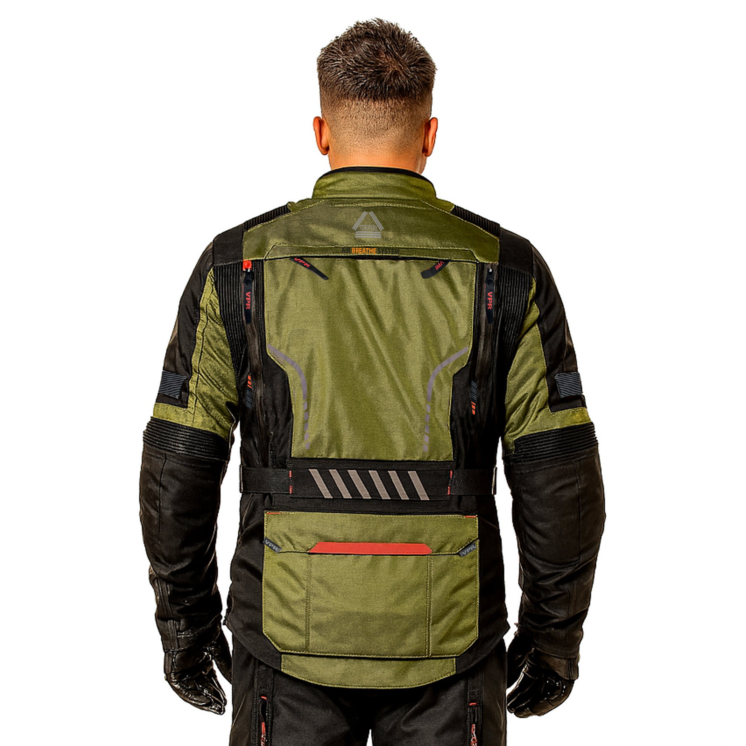 ViPER Guard Adventure Jacket Textile CE Olive Black – Riderwear