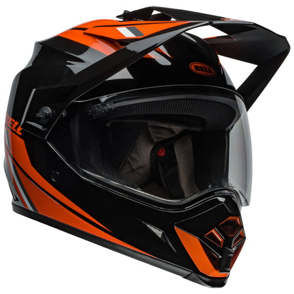Bell MX 2024 MX-9 Adventure Mips Adult Helmet (Alpine Black/Orange)