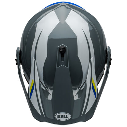 Bell MX 2024 MX-9 Adventure Mips Adult Helmet (Alpine Grey/Blue)