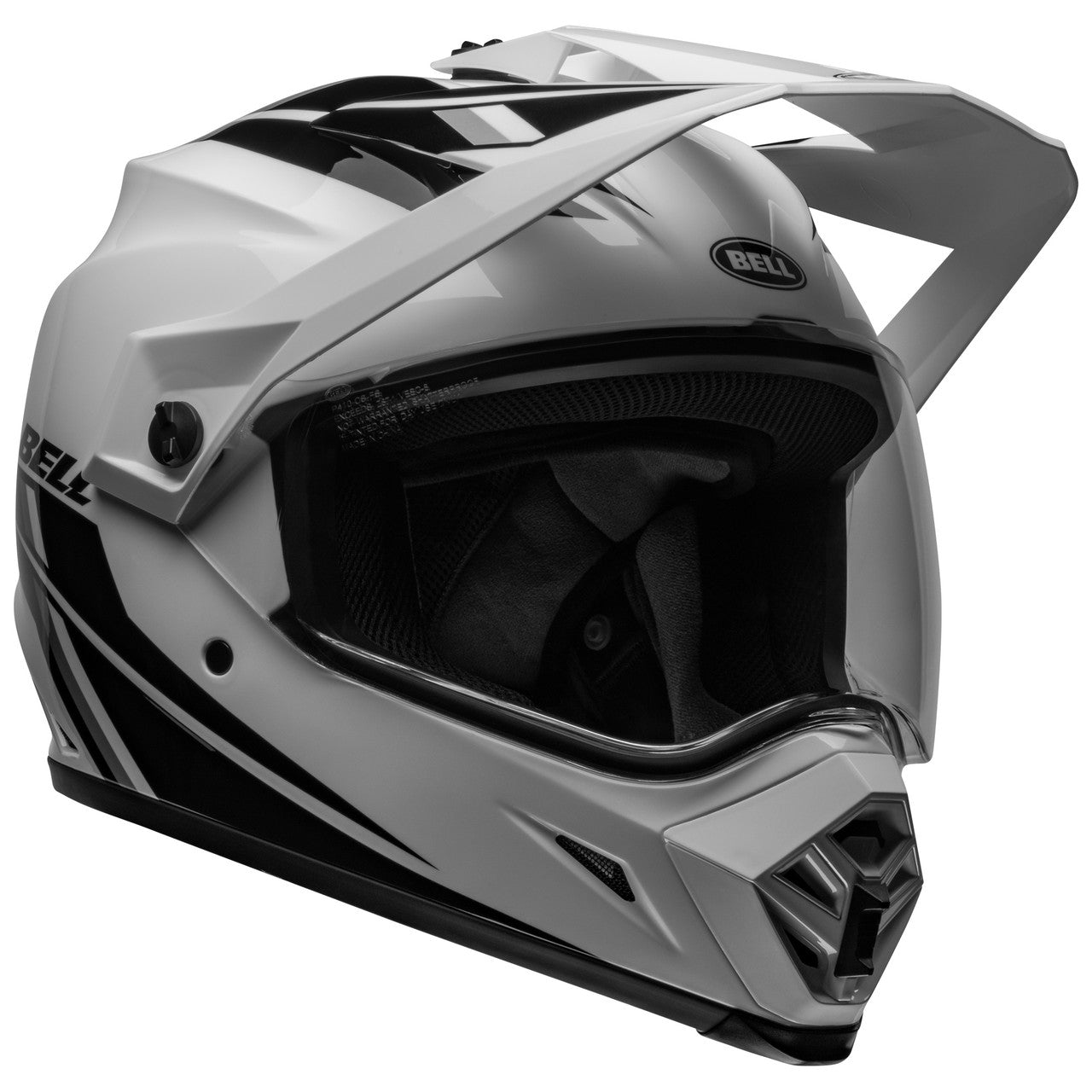 Bell MX 2024 MX-9 Adventure Mips Adult Helmet (Alpine White/Black)