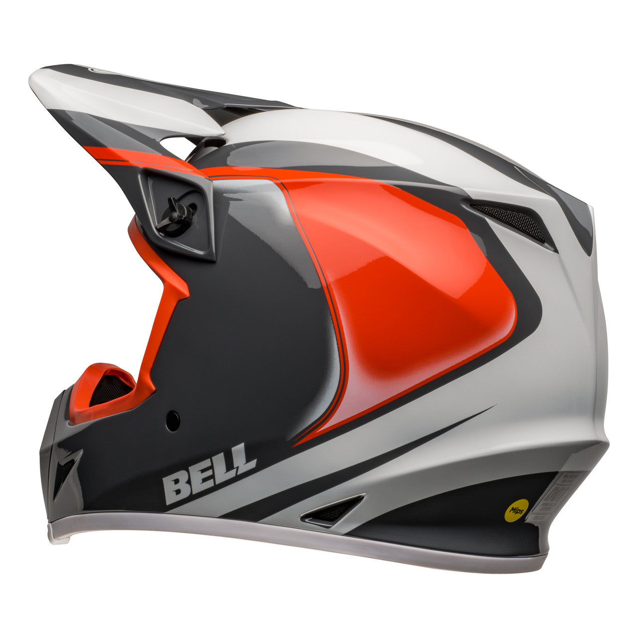 Bell MX 2024 MX-9 Mips Adult Helmet - Dart Charcoal/Orange
