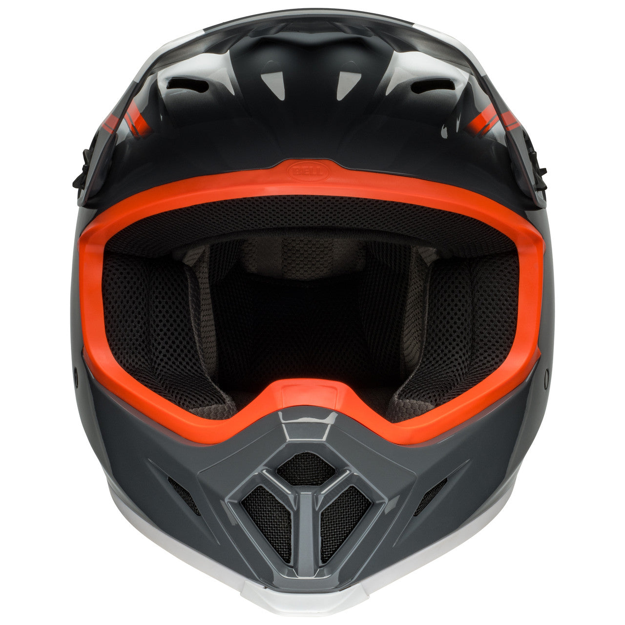 Bell MX 2024 MX-9 Mips Adult Helmet - Dart Charcoal/Orange