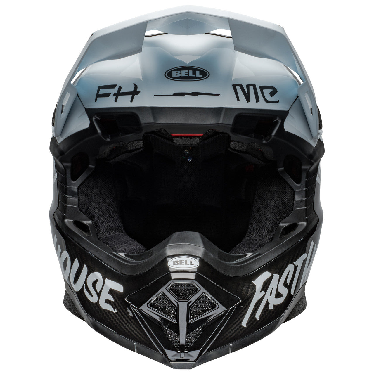 Bell MX 2024 Moto-10 Spherical Mips Adult Helmet (MODSQD Matte Gloss White/Black)