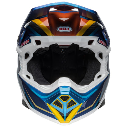 Bell MX 2024 Moto-10 Spherical Mips Adult Helmet (Tomac 24 White/Gold)