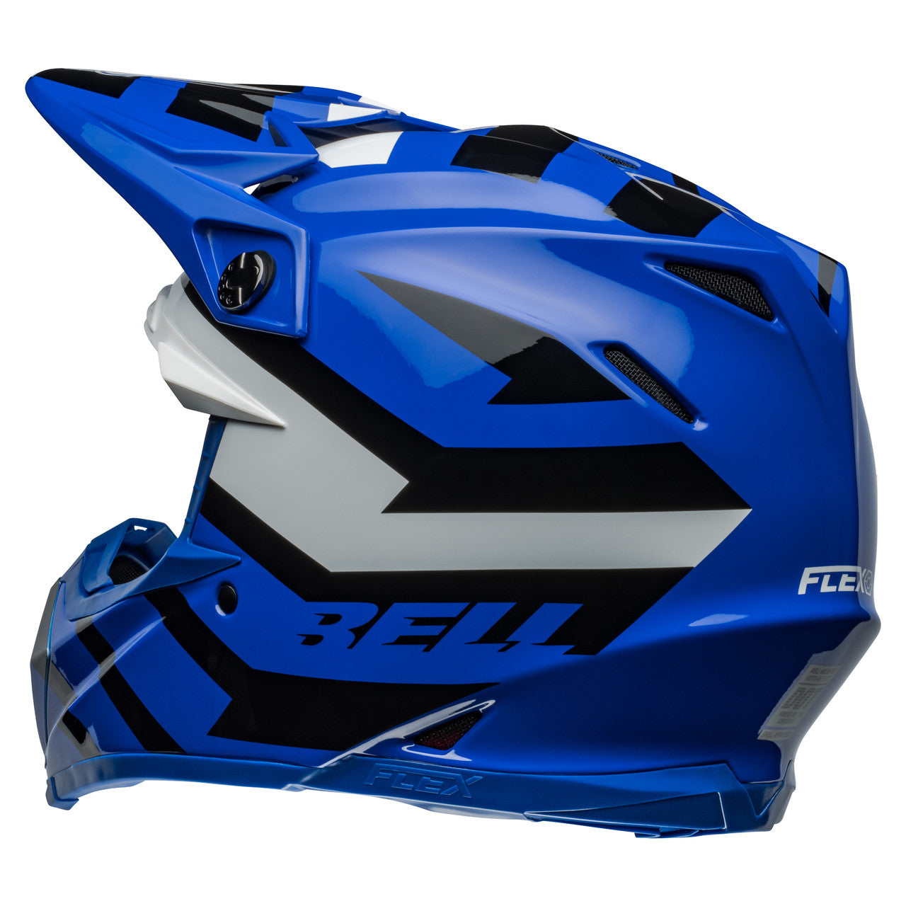 Bell MX 2024 Moto-9S Flex Adult Helmet (Banshee Blue/White)
