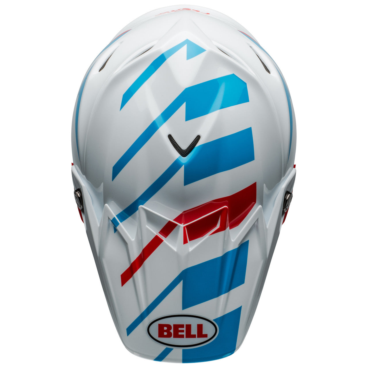 Bell MX 2024 Moto-9S Flex Adult Helmet (Banshee White/Red)