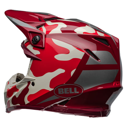 Bell MX 2024 Moto-9S Flex Adult Helmet (Ferrandis Merchant Red/Silver)